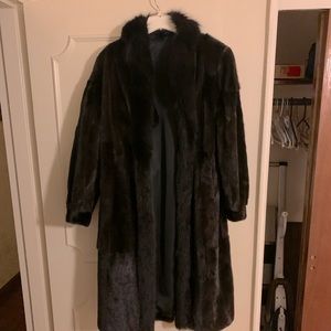 Mink full length coat
